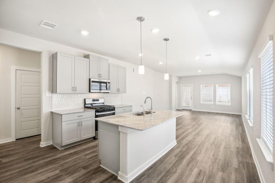 Photo is not of the actual home but is an inspirational photo of builder’s model home and may depict options, furnishings, and/or decorator features that are not included.