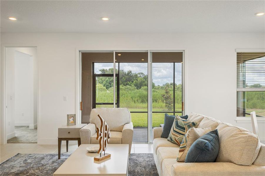 Furnished interior view inside a new home in Ocala Preserve, Ocala (Image 25).