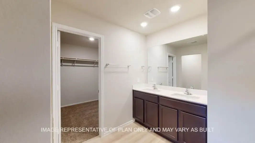 Representative furnished interior of a home built from the Texas Cali by D.R. Horton in Wildwood Estates, Nolanville (Image 12).