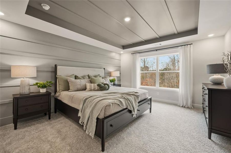 Furnished interior view inside a new home in Millstone at Mundy Mill, Gainesville (Image 10).