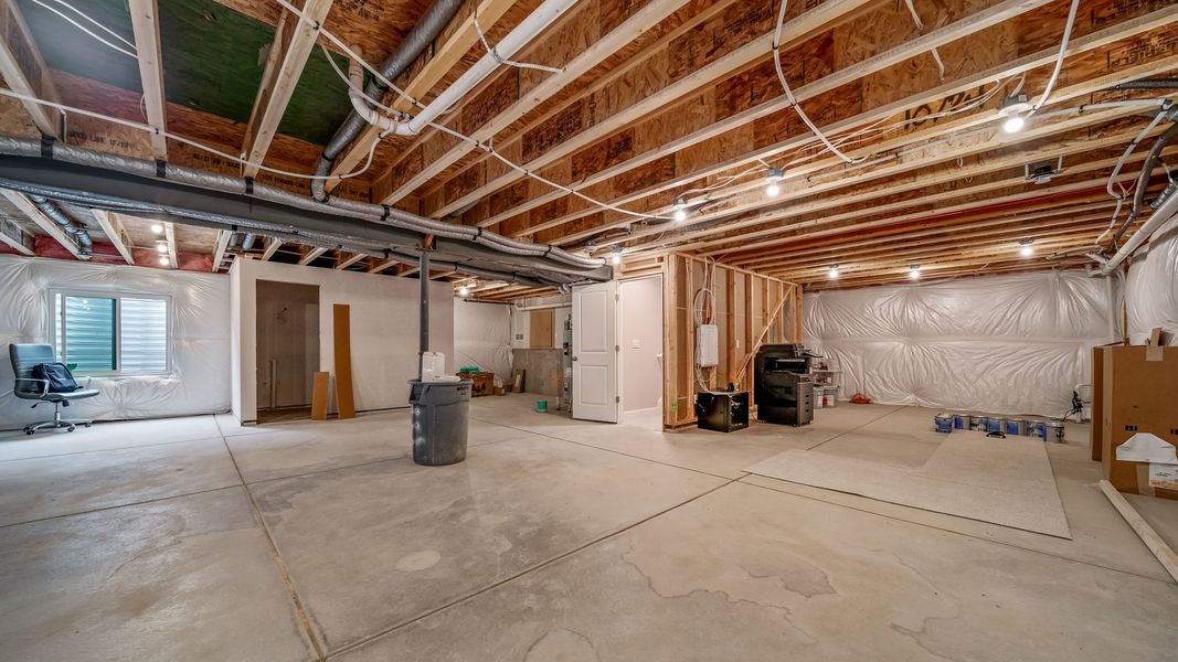 In-progress construction of a new home in Thompson River Ranch, Johnstown, CO (Image 39).