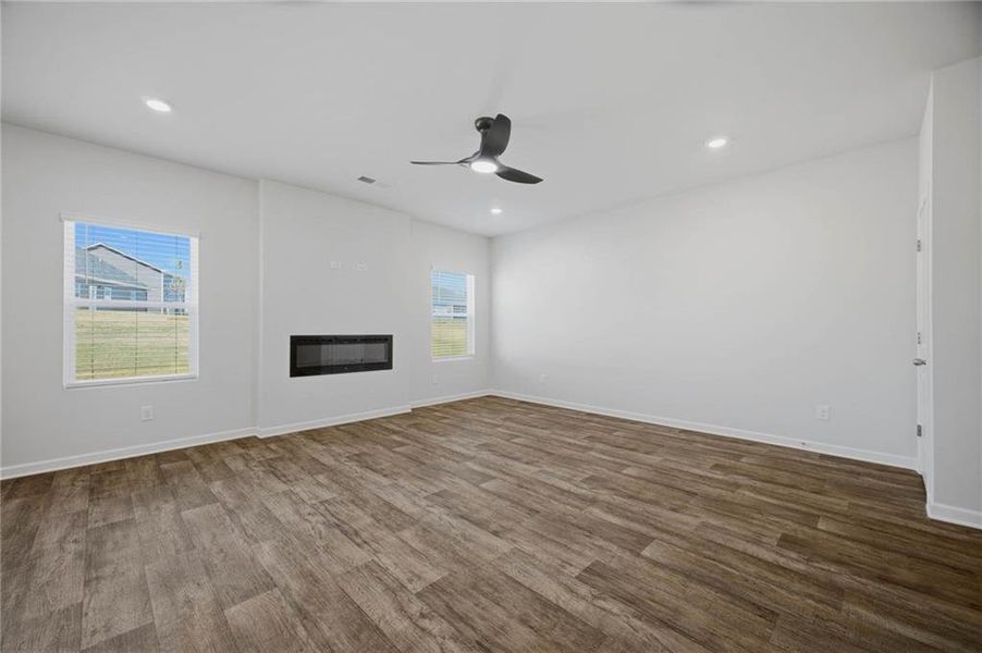 Spacious, unfurnished interior of a new home in Preserve at AG Village, Perry (Image 25). Spacious, unfurnished interior of a new home in Preserve at AG Village, Perry (Image 25).