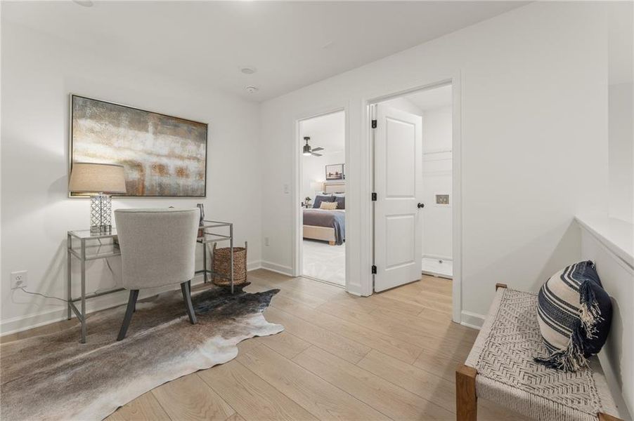 Furnished interior view inside a new home in River Walk Place, Lawrenceville (Image 18).
