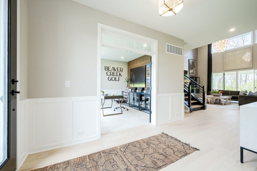 Representative furnished interior of a home built from the Pearson by Fischer Homes in Watson at Flowers Plantation, Clayton (Image 5).