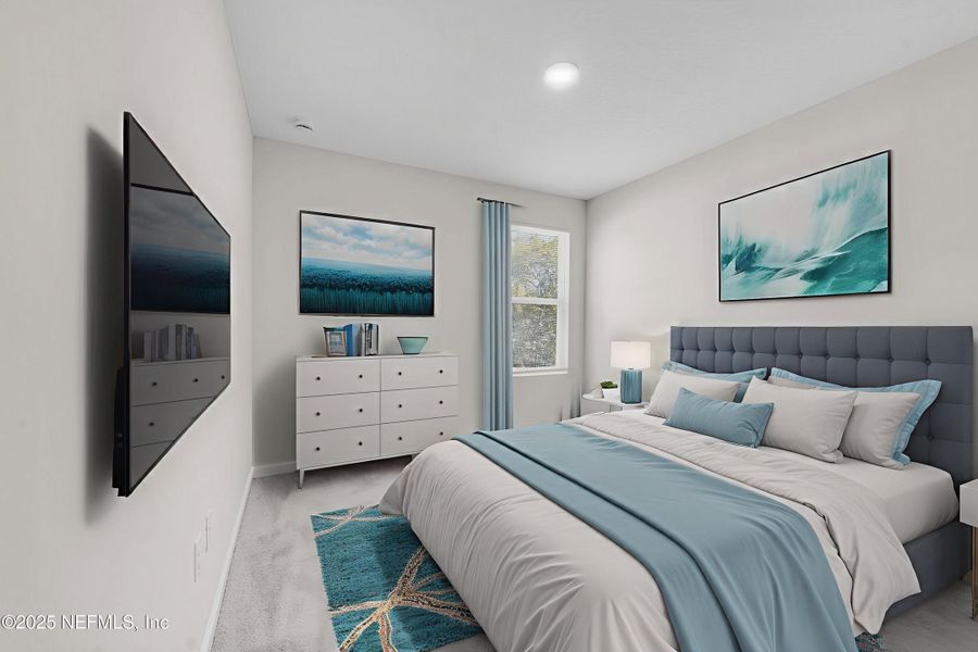 Furnished interior view inside a new home in , Jacksonville (Image 7).