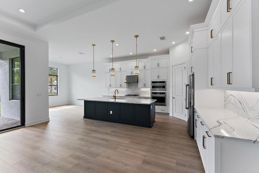 Furnished interior view inside a new home in , Palm Beach Gardens (Image 32).