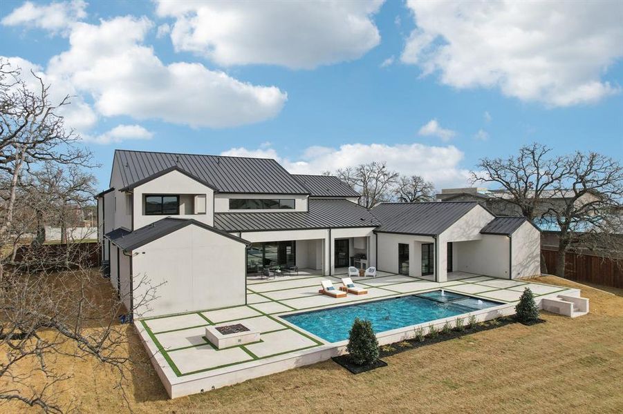 Exterior details and patio area of a home in , Southlake (Image 24). Exterior details and patio area of a home in , Southlake (Image 24).