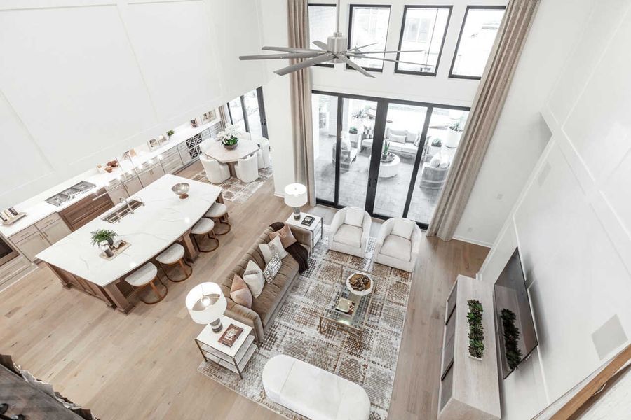 Representative Family Room - some options shown Representative Family Room - some options shown