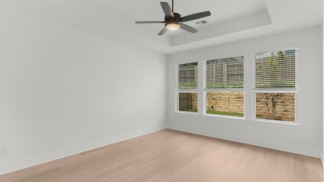 Representative unfurnished interior of a home built from the Michelle by Chesmar Homes in Newhaven, Manor (Image 20). Representative unfurnished interior of a home built from the Michelle by Chesmar Homes in Newhaven, Manor (Image 20).