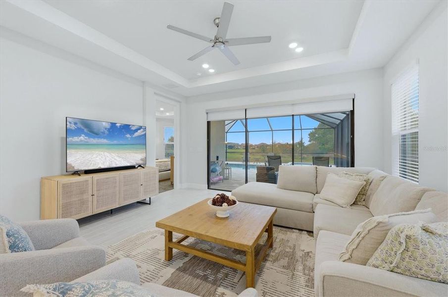 Furnished interior view inside a new home in , Bradenton (Image 30). Furnished interior view inside a new home in , Bradenton (Image 30).