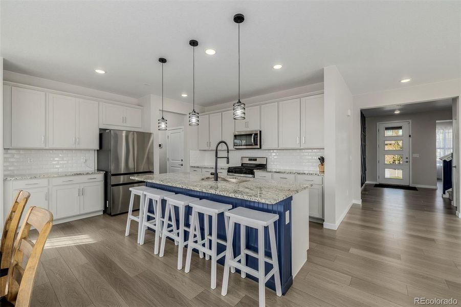 Furnished interior view inside a new home in , Aurora (Image 35).