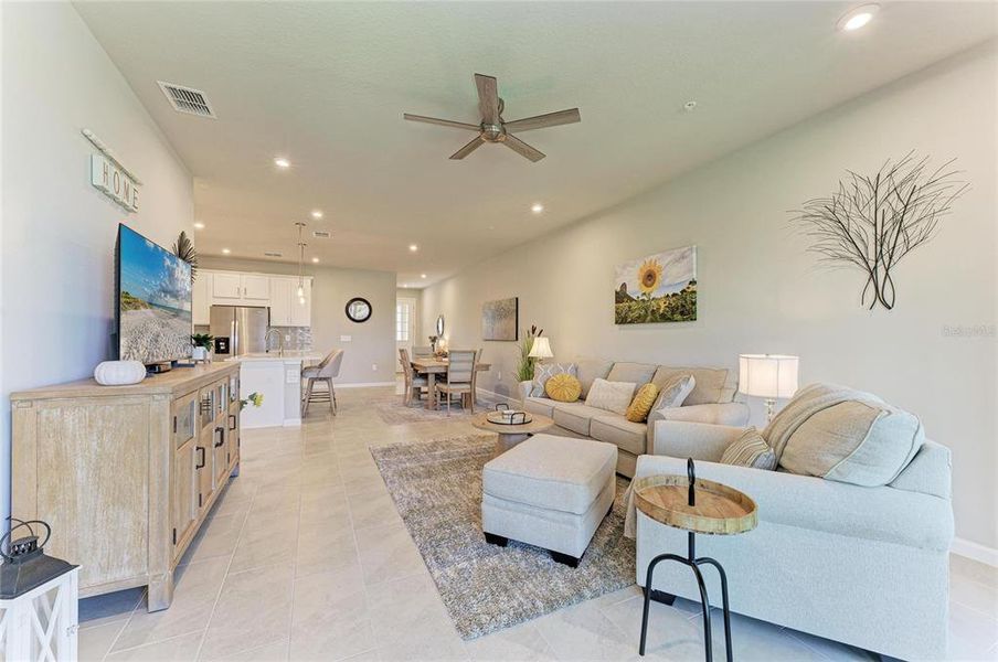 Furnished interior view inside a new home in , Venice (Image 7). Furnished interior view inside a new home in , Venice (Image 7).