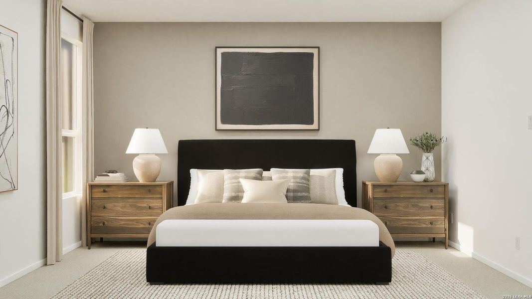 Furnished interior view inside a new home in Stone Garden, Elmendorf (Image 14).