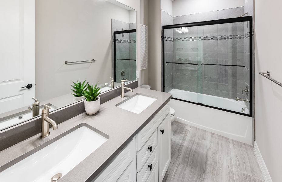 Furnished interior view inside a new home in Avondale at Avenir, Palm Beach Gardens (Image 5).
