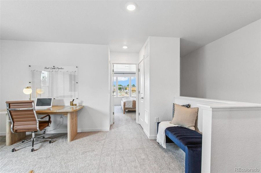 Furnished interior view inside a new home in Arcadia, Denver (Image 23). Furnished interior view inside a new home in Arcadia, Denver (Image 23).