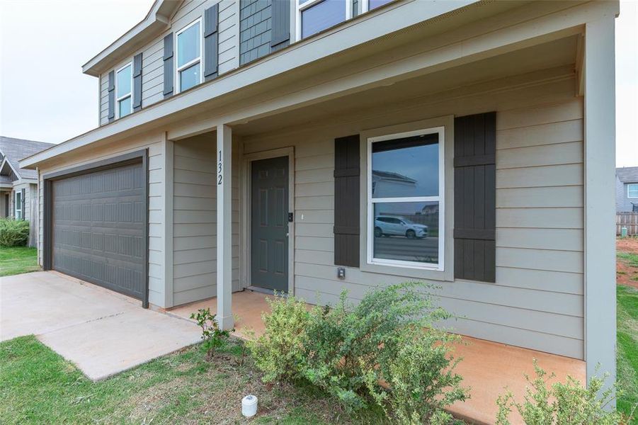 Exterior details and patio area of a home in Waterside at Cedar Creek, Abilene (Image 4).