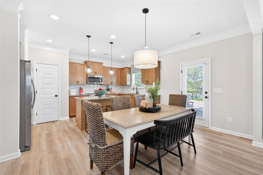 Furnished interior view inside a new home in The Stiles, Cartersville (Image 21).