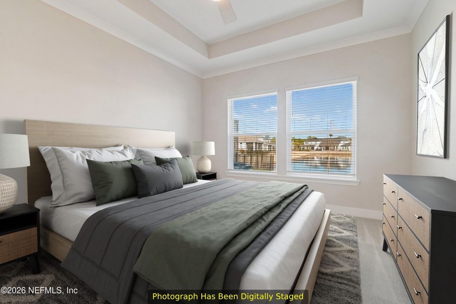 Furnished interior view inside a new home in Reflections 50' Front Load, Ponte Vedra (Image 10).