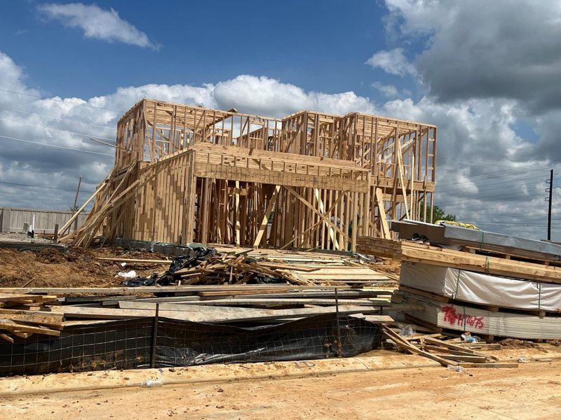 In-progress construction of a new home in Sanford Farms, Waller, TX (Image 34). In-progress construction of a new home in Sanford Farms, Waller, TX (Image 34).
