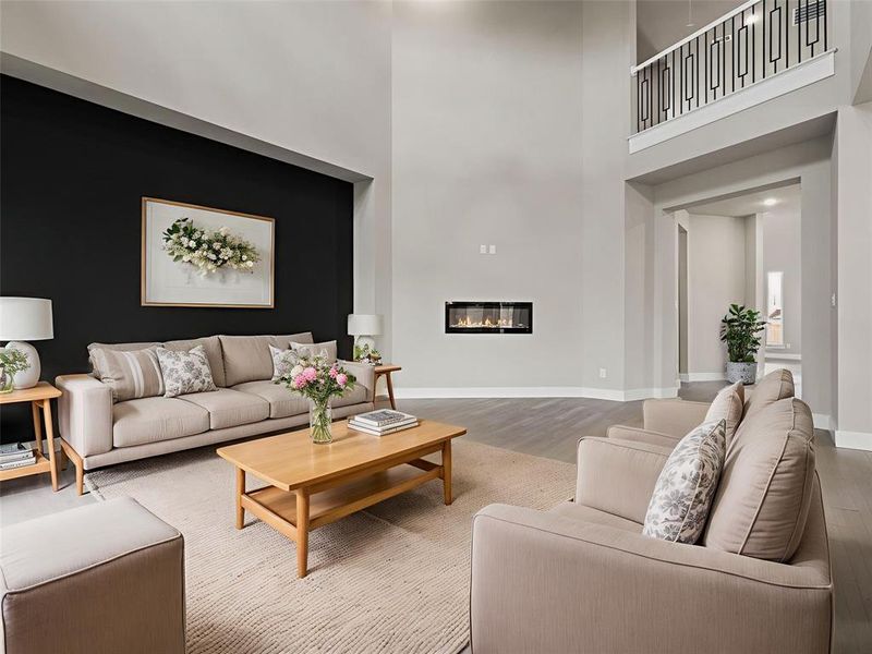 Furnished interior view inside a new home in , Denison (Image 14).