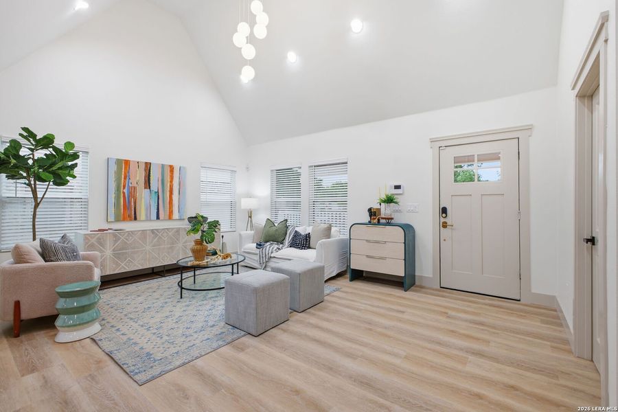 Furnished interior view inside a new home in , San Antonio (Image 17).