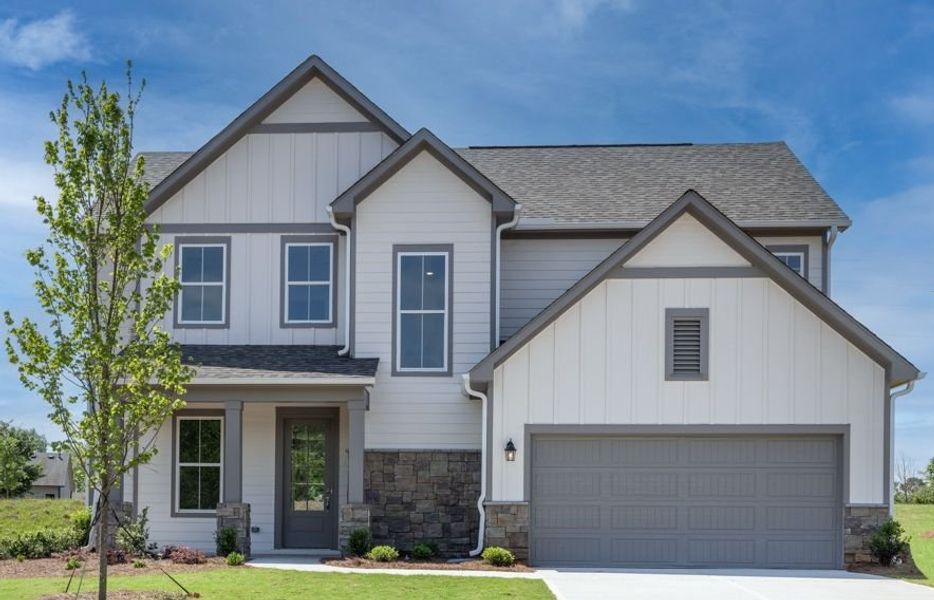 Front exterior of a home in the Pickens Bluff community, located in Hiram, GA (Image 11).