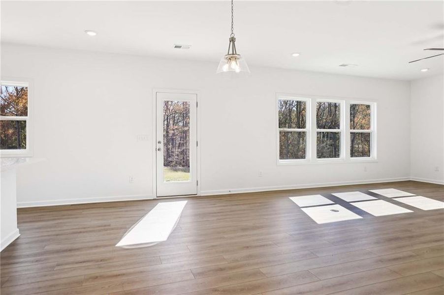 Spacious, unfurnished interior of a new home in Arbors at Richland Creek, Buford (Image 42).