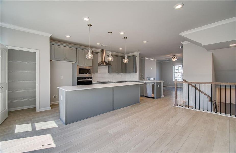 Furnished interior view inside a new home in Silverock, McDonough (Image 6).