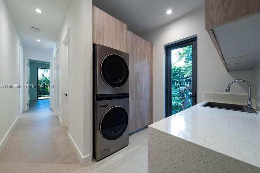 Furnished interior view inside a new home in , Miami (Image 6).