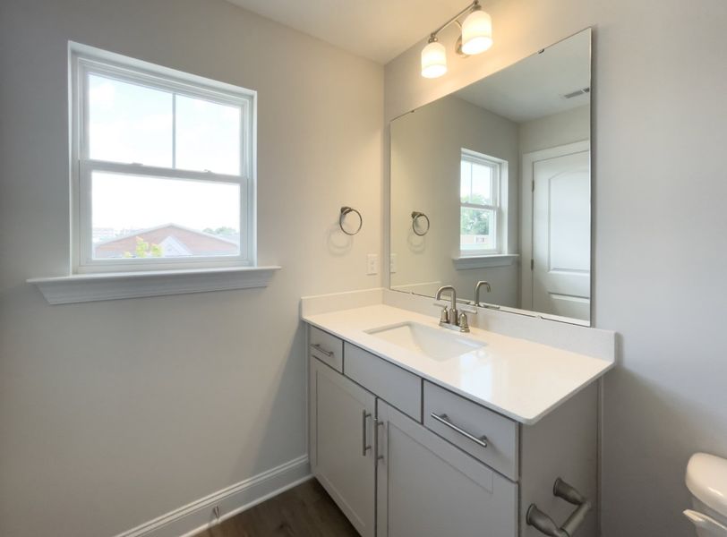 Furnished interior view inside a new home in Fairview Village Townhomes, Simpsonville (Image 12).