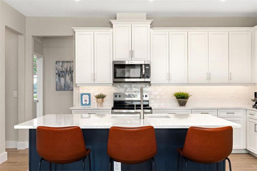 Furnished interior view inside a new home in Rainwood, Groveland (Image 9).