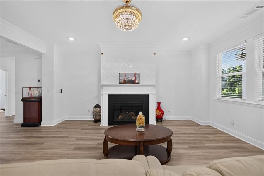 Furnished interior view inside a new home in Bailey Fence, Dacula (Image 8).