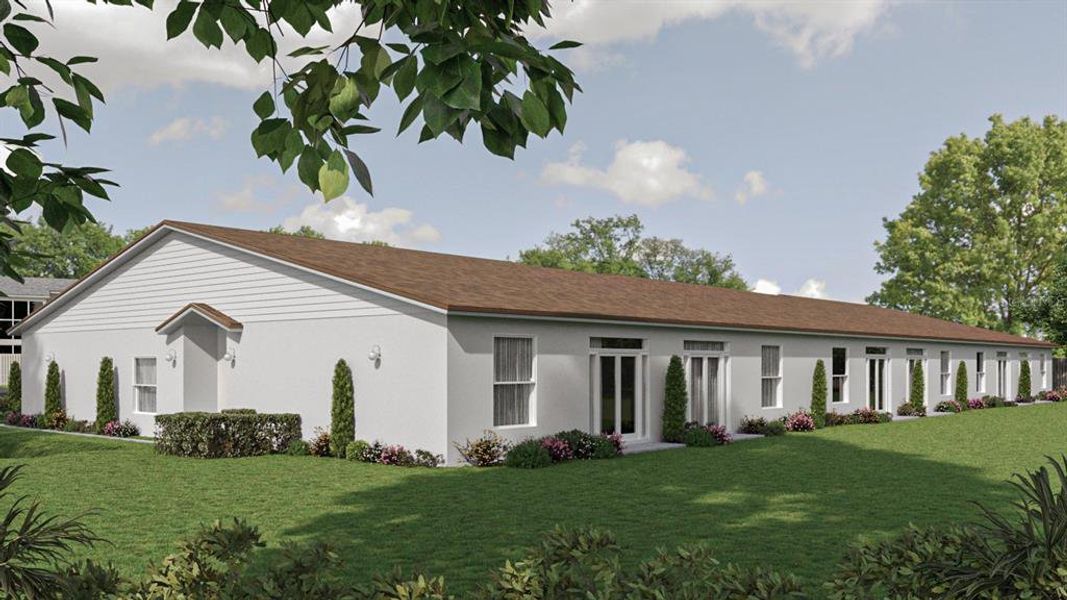 Front exterior of a new home in , Apopka, FL, highlighting curb appeal (Image 2). Front exterior of a new home in , Apopka, FL, highlighting curb appeal (Image 2).