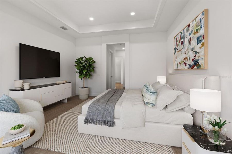 Furnished interior view inside a new home in , Sarasota (Image 14).
