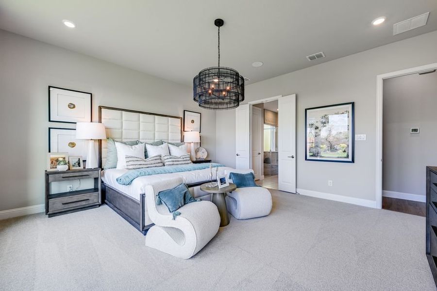 Furnished interior view inside a new home in South Oak, Lakewood Village (Image 10).