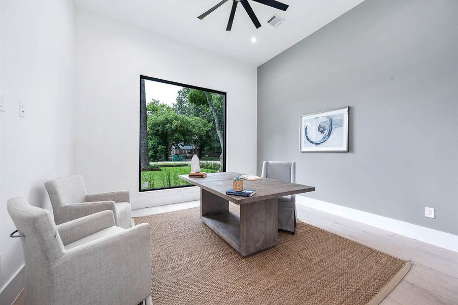 Furnished interior view inside a new home in , Houston (Image 39).