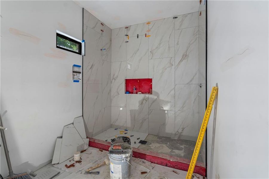 In-progress construction of a new home in , Fairburn, GA (Image 48).