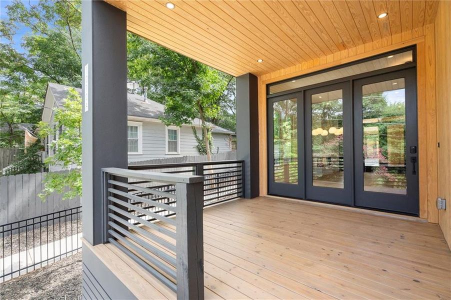 Exterior details and patio area of a home in , Atlanta (Image 33). Exterior details and patio area of a home in , Atlanta (Image 33).