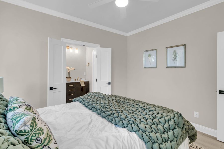 Furnished interior view inside a new home in , Charleston (Image 11).