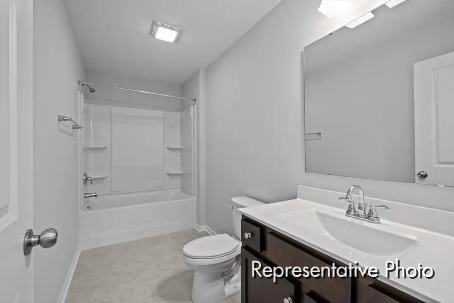 Furnished interior view inside a new home in Morgan Hills, Albemarle (Image 13).