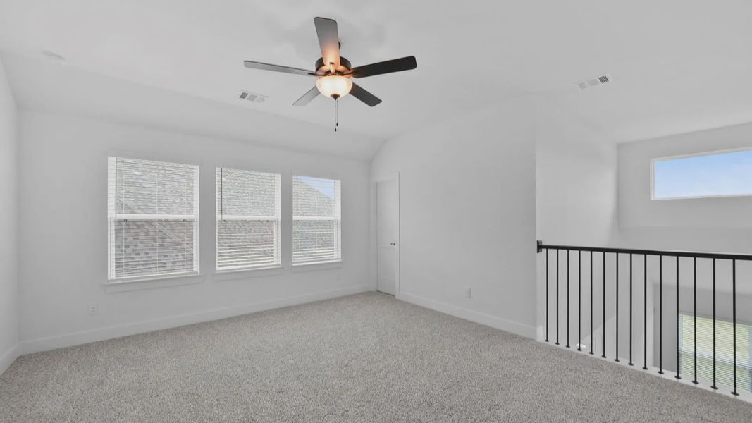 Representative unfurnished interior of a home built from the Shenandoah by Chesmar Homes in Berry Creek Highlands, Georgetown (Image 24). Representative unfurnished interior of a home built from the Shenandoah by Chesmar Homes in Berry Creek Highlands, Georgetown (Image 24).