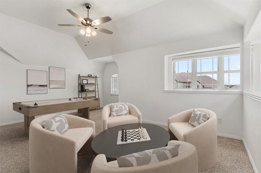 Furnished interior view inside a new home in , Wylie (Image 11).