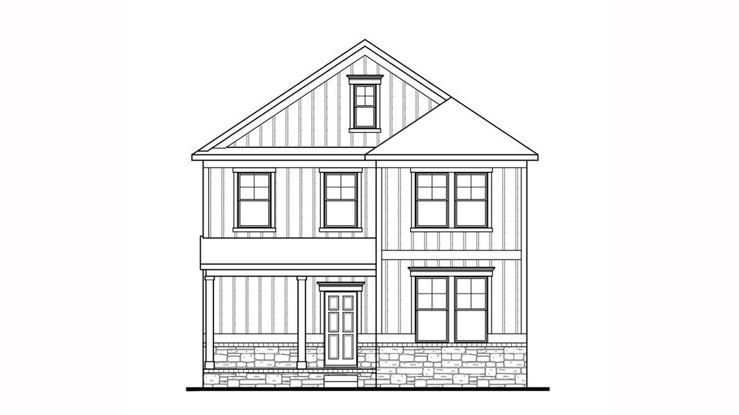 Representative exterior photo of a completed home built from the Alec by D.R. Horton in Oak Grove Hill, Huntersville, NC (Image 2).