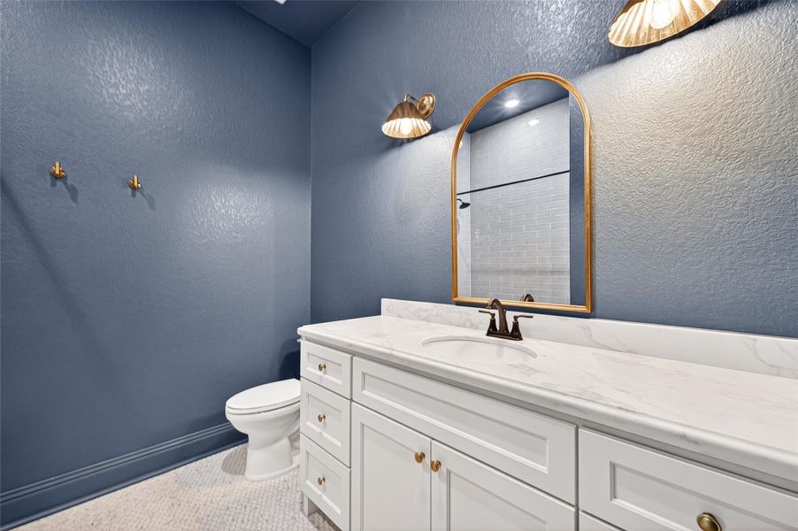 Secondary downstairs bathroom