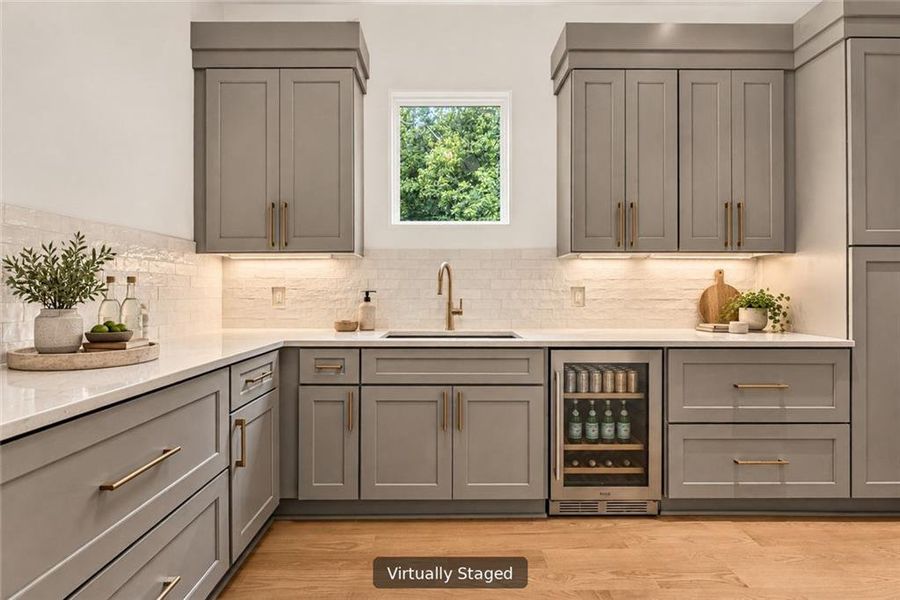 Furnished interior view inside a new home in , Dunwoody (Image 58).