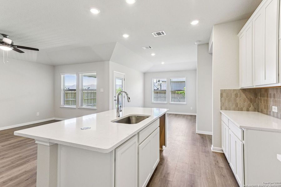 Furnished interior view inside a new home in Remington Ranch, San Antonio (Image 10).