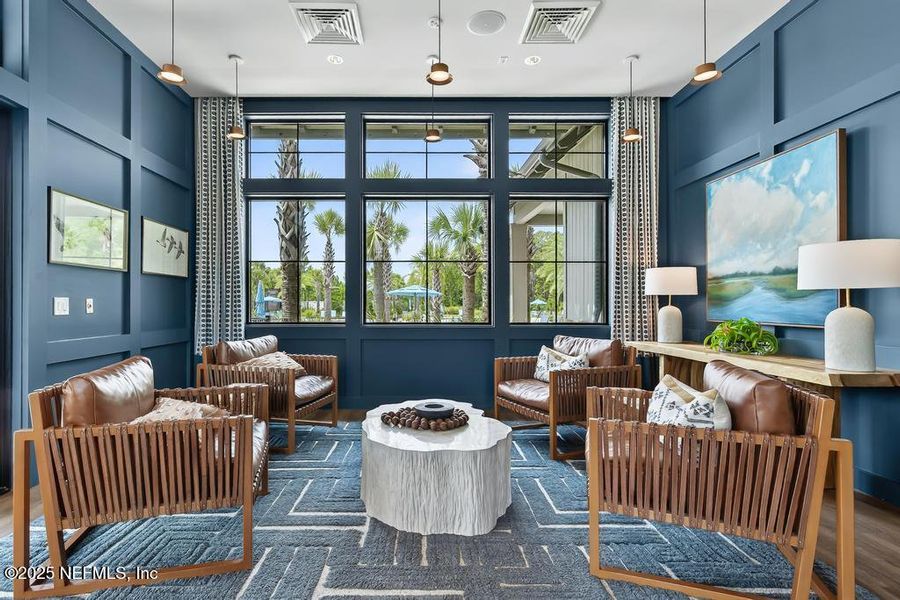 Furnished interior view inside a new home in Tributary, Yulee (Image 37).