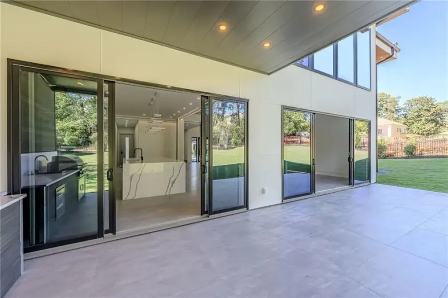 Exterior details and patio area of a home in , Smyrna (Image 45).