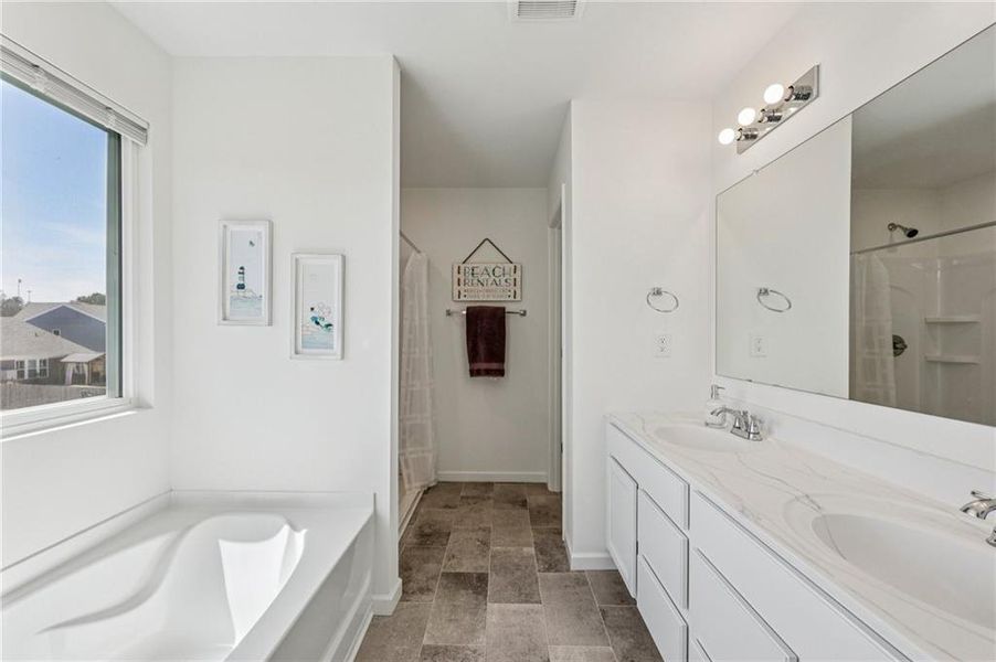 Furnished interior view inside a new home in , Euharlee (Image 7).