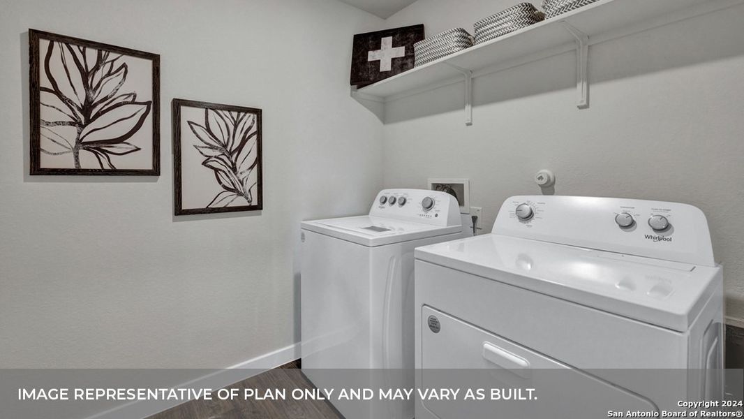 Furnished interior view inside a new home in Trace, San Marcos (Image 23).